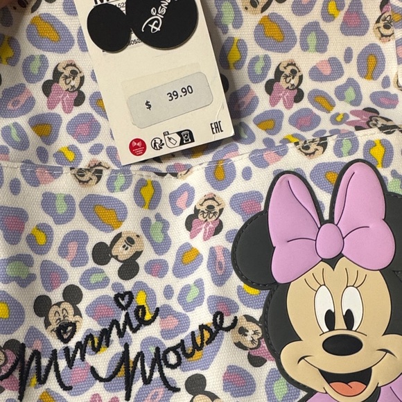 Zara Minnie Mouse Patterned Backpack - Picture 4 of 6